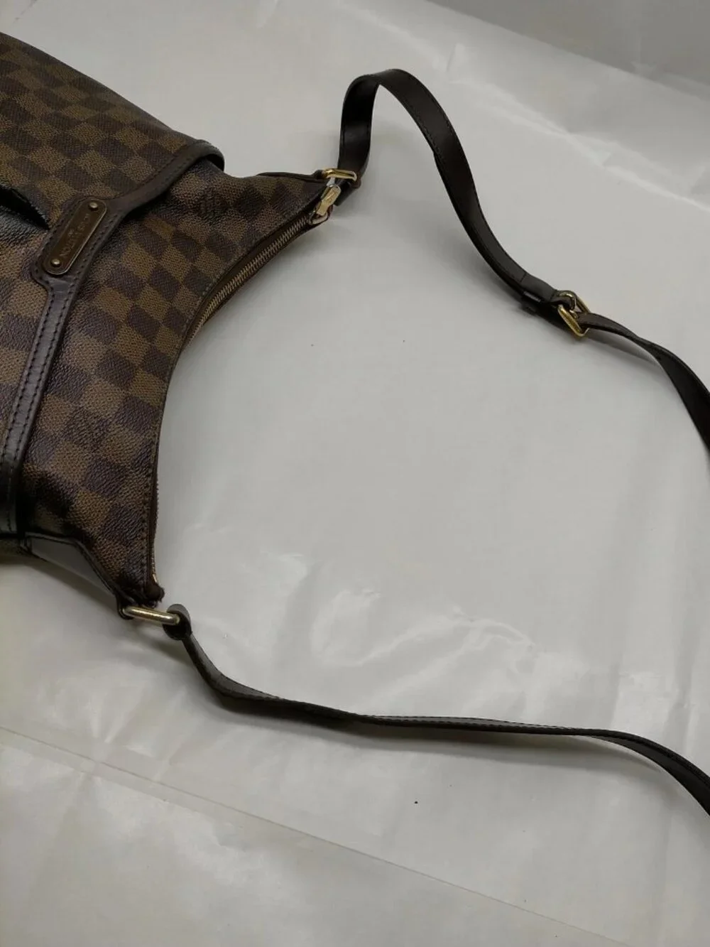 Authentic Louis Vuitton Bloomsbury PM Damier Ebene Crossbody Bag - Picture 7 of 10